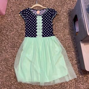 Girls polka dot dress 👗 size 14-16